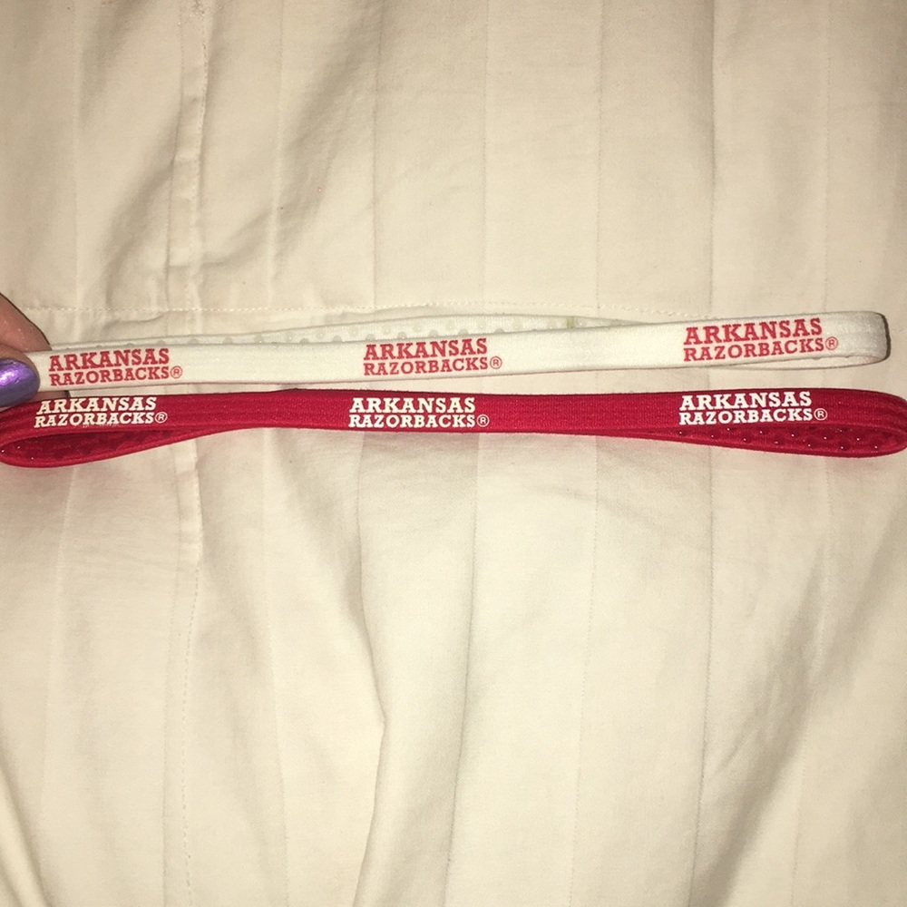 Arkansas Razorback headbands